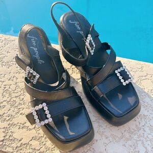 Free People Brooklyn Ankle Strap Platform Sandal